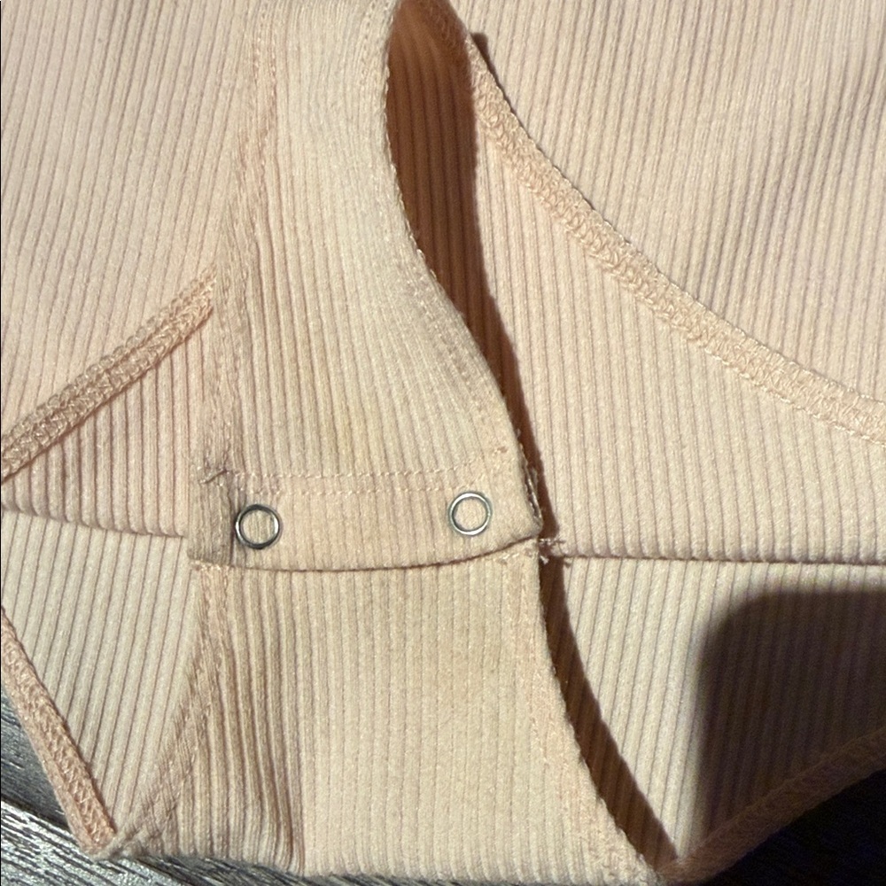 Dynamite Cream Ribbed Bodysuit - Picture 4 of 4